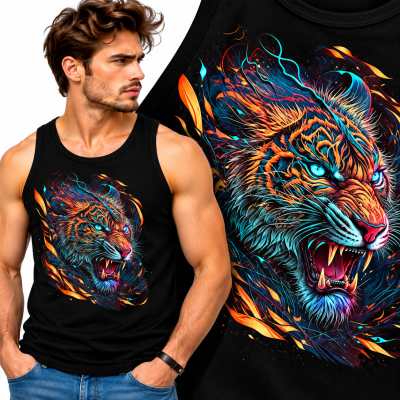 TANK TOP ZWIERZĘTA BAD TIGER